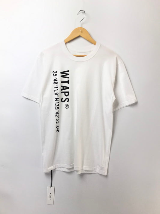 【中古品】【メンズ】 WTAPS ダブルタップス 22FW GPS S/S TEE 221PCDT-ST07S Tシャツ 半袖Tシャツ 142-260518-na-03-tagh サイズ：02 カラー：ホワイト 万代Net店