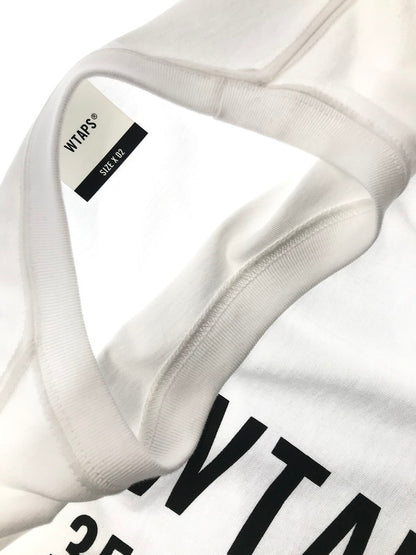 【中古品】【メンズ】 WTAPS ダブルタップス 22FW GPS S/S TEE 221PCDT-ST07S Tシャツ 半袖Tシャツ 142-260518-na-03-tagh サイズ：02 カラー：ホワイト 万代Net店
