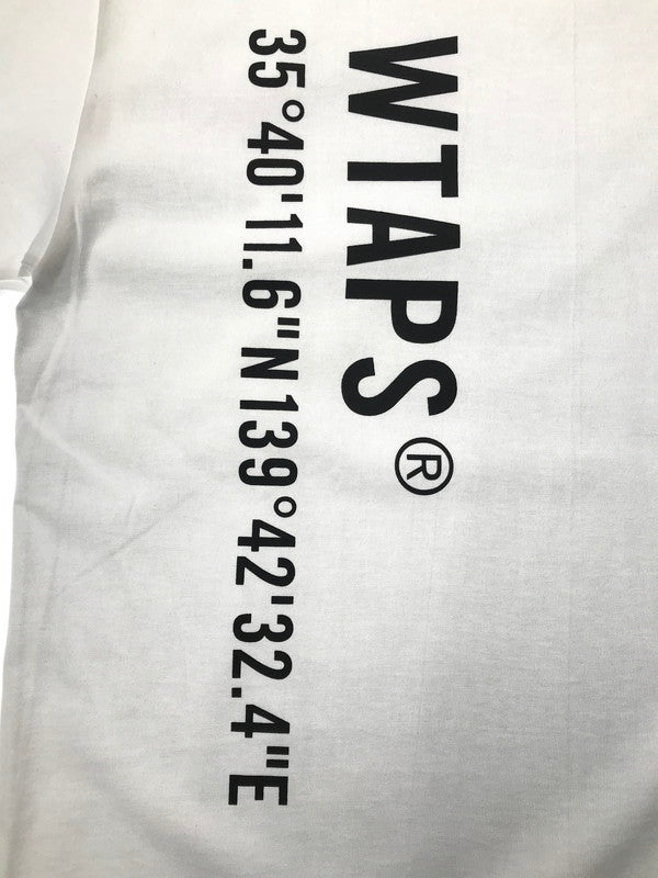 【中古品】【メンズ】 WTAPS ダブルタップス 22FW GPS S/S TEE 221PCDT-ST07S Tシャツ 半袖Tシャツ 142-260518-na-03-tagh サイズ：02 カラー：ホワイト 万代Net店