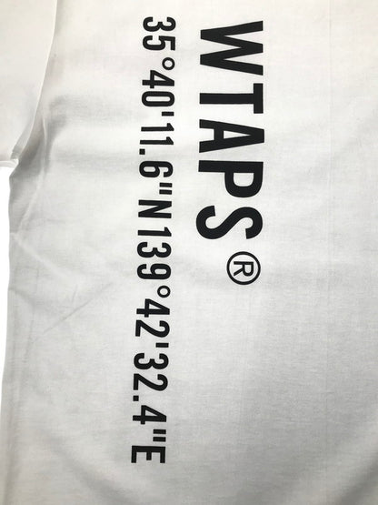 【中古品】【メンズ】 WTAPS ダブルタップス 22FW GPS S/S TEE 221PCDT-ST07S Tシャツ 半袖Tシャツ 142-260518-na-03-tagh サイズ：02 カラー：ホワイト 万代Net店