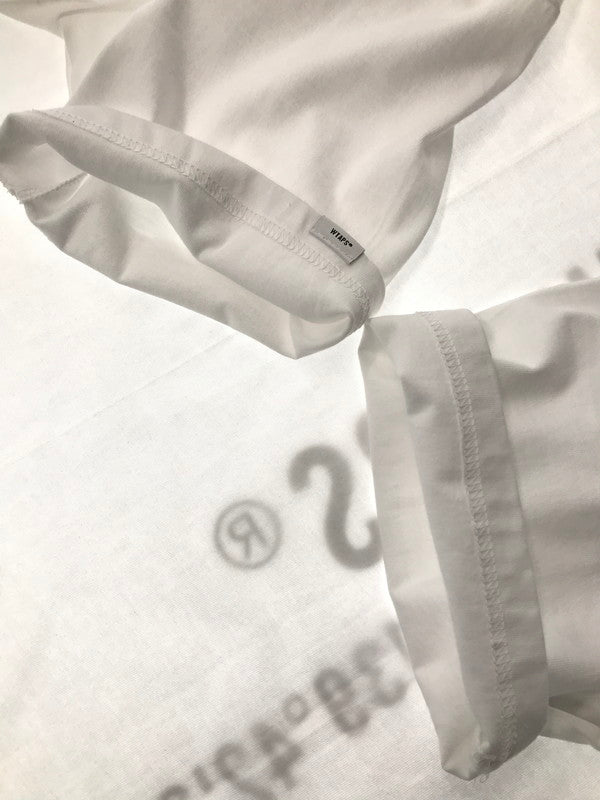 【中古品】【メンズ】 WTAPS ダブルタップス 22FW GPS S/S TEE 221PCDT-ST07S Tシャツ 半袖Tシャツ 142-260518-na-03-tagh サイズ：02 カラー：ホワイト 万代Net店