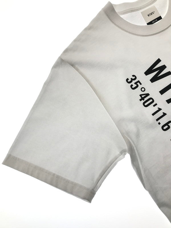 【中古品】【メンズ】 WTAPS ダブルタップス 22FW GPS S/S TEE 221PCDT-ST07S Tシャツ 半袖Tシャツ 142-260518-na-03-tagh サイズ：02 カラー：ホワイト 万代Net店