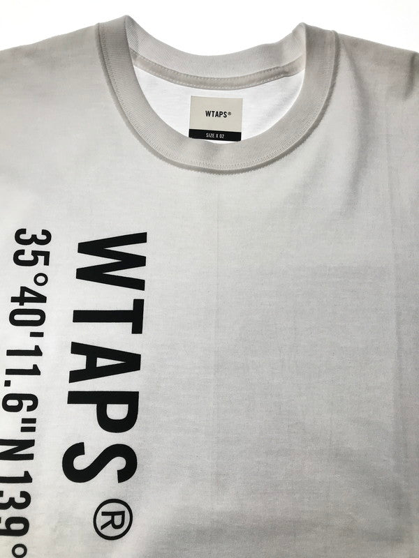【中古品】【メンズ】 WTAPS ダブルタップス 22FW GPS S/S TEE 221PCDT-ST07S Tシャツ 半袖Tシャツ 142-260518-na-03-tagh サイズ：02 カラー：ホワイト 万代Net店