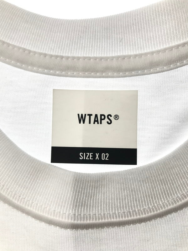 【中古品】【メンズ】 WTAPS ダブルタップス 22FW GPS S/S TEE 221PCDT-ST07S Tシャツ 半袖Tシャツ 142-260518-na-03-tagh サイズ：02 カラー：ホワイト 万代Net店