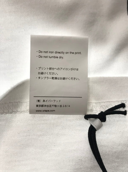 【中古品】【メンズ】 WTAPS ダブルタップス 22FW GPS S/S TEE 221PCDT-ST07S Tシャツ 半袖Tシャツ 142-260518-na-03-tagh サイズ：02 カラー：ホワイト 万代Net店