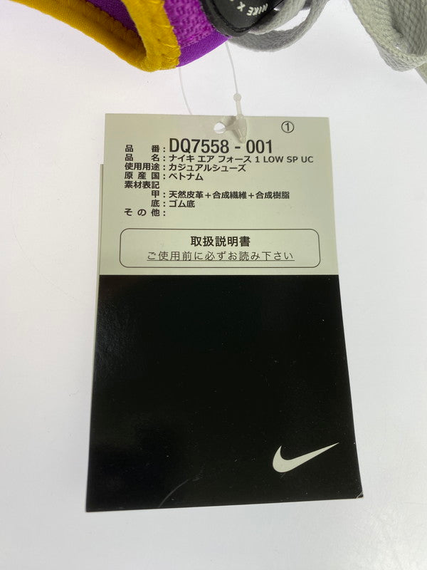 【未使用品】【メンズ】 NIKE ナイキ × UNDERCOVER アンダーカバー 別注 コラボ AIR FORCE 1 LOW SP UC DQ7558-001 エアフォース1 ロー スペシャル スニーカー 靴 160-251030-kk-53-min カラー：GREY FOG/GREY FOG-BLACK 万代Net店