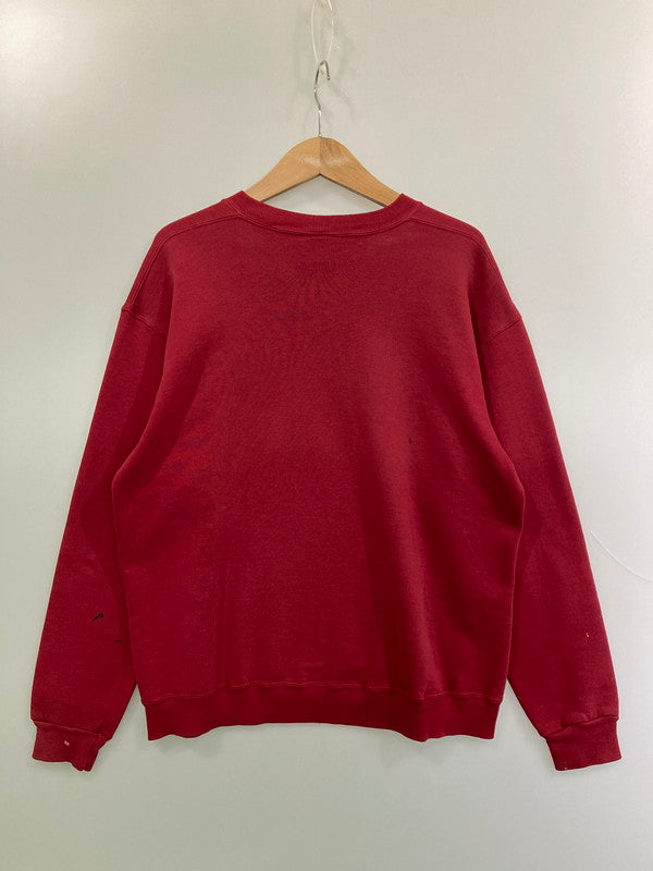 【中古品】【メンズ】 RUSELL ATHLETIC ラッセルアスレチック80-90's BAMA COLLEGE PRINT CREWNECK SWEATSHIRT 80-90年代 アラバマ大学 カレッジプリント クルーネックスウェットシャツ トップス 146-260107-kk-67-min サイズ：XL カラー：レッド 万代Net店