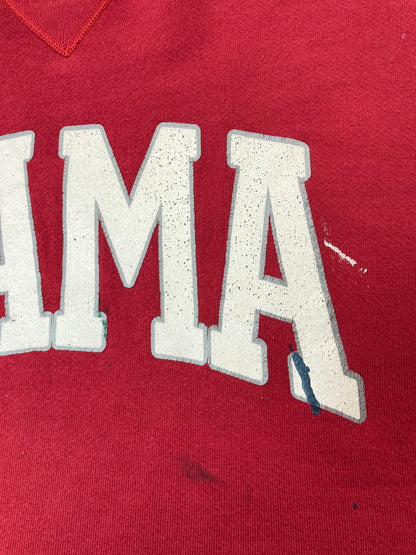 【中古品】【メンズ】 RUSELL ATHLETIC ラッセルアスレチック80-90's BAMA COLLEGE PRINT CREWNECK SWEATSHIRT 80-90年代 アラバマ大学 カレッジプリント クルーネックスウェットシャツ トップス 146-260107-kk-67-min サイズ：XL カラー：レッド 万代Net店
