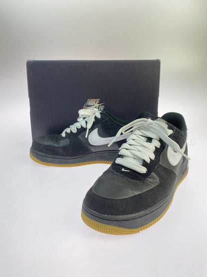 【中古品】【メンズ】 NIKE ナイキ AIR FORCE 1 '07 LV8 IB6388-001 エアーフォース1 ロー スニーカー 靴 160-251030-jt-10-min サイズ：US 9.5 27.5cm カラー：BLACK/GUM LIGHT BROWN-WHITE 万代Net店
