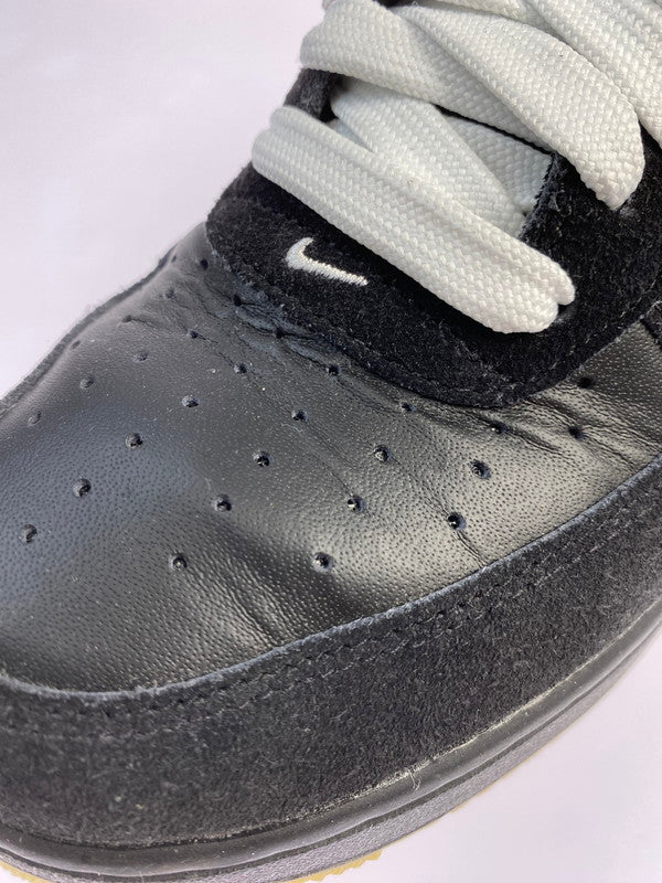 【中古品】【メンズ】 NIKE ナイキ AIR FORCE 1 '07 LV8 IB6388-001 エアーフォース1 ロー スニーカー 靴 160-251030-jt-10-min サイズ：US 9.5 27.5cm カラー：BLACK/GUM LIGHT BROWN-WHITE 万代Net店