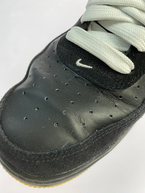 【中古品】【メンズ】 NIKE ナイキ AIR FORCE 1 '07 LV8 IB6388-001 エアーフォース1 ロー スニーカー 靴 160-251030-jt-10-min サイズ：US 9.5 27.5cm カラー：BLACK/GUM LIGHT BROWN-WHITE 万代Net店