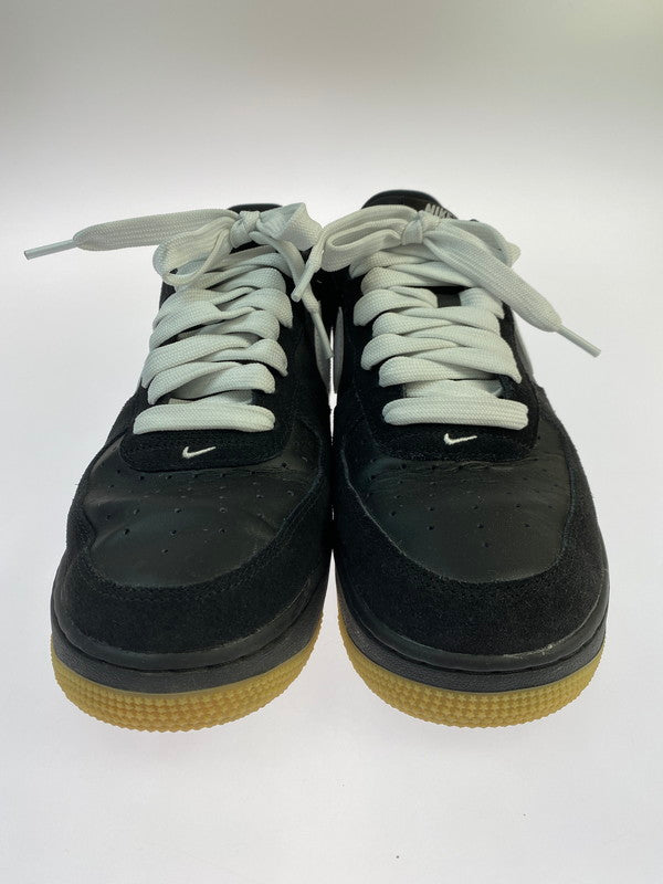 【中古品】【メンズ】 NIKE ナイキ AIR FORCE 1 '07 LV8 IB6388-001 エアーフォース1 ロー スニーカー 靴 160-251030-jt-10-min サイズ：US 9.5 27.5cm カラー：BLACK/GUM LIGHT BROWN-WHITE 万代Net店