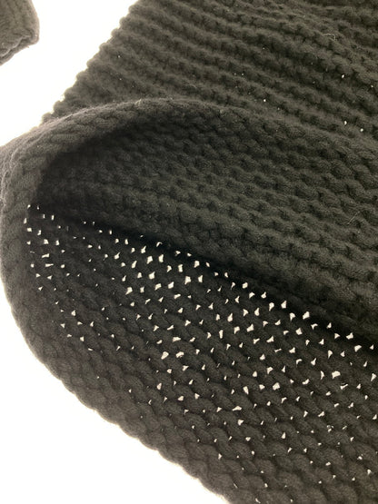 【中古品】【メンズ】 DRIES VAN NOTEN ドリスヴァンノッテン CASHMERE LOW GAUGE KNIT 3651-6005 カシミヤ ローゲージニット ライカ期 トップス 141-251107-yn-01-min サイズ：M カラー：ブラック 万代Net店