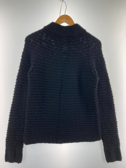 【中古品】【メンズ】 DRIES VAN NOTEN ドリスヴァンノッテン CASHMERE LOW GAUGE KNIT 3651-6005 カシミヤ ローゲージニット ライカ期 トップス 141-251107-yn-01-min サイズ：M カラー：ブラック 万代Net店