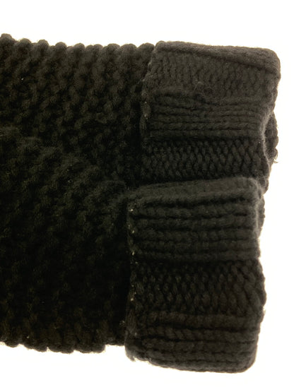【中古品】【メンズ】 DRIES VAN NOTEN ドリスヴァンノッテン CASHMERE LOW GAUGE KNIT 3651-6005 カシミヤ ローゲージニット ライカ期 トップス 141-251107-yn-01-min サイズ：M カラー：ブラック 万代Net店