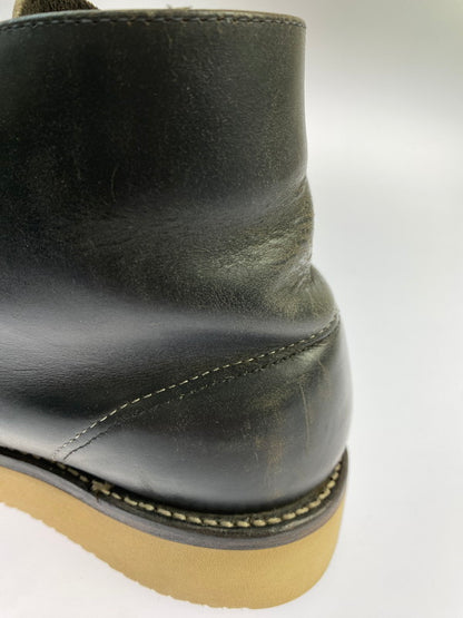 【中古品】【メンズ】 RED WING レッドウィング 四角犬タグ 90S プレーントゥ アイリッシュセッター ワークブーツ 8165 靴 164-251106-jt-06-min サイズ：US 9 D カラー：ブラック 万代Net店