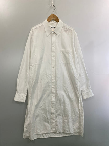 【中古品】【メンズ】 S'YTE サイト BROAD REGULAR COLLER LONG SHIRT UV-B59-080 ブロード レギュラーカラー ロングシャツ 長袖 トップス Yohji Yamamoto 140-251106-kk-87-min サイズ：3 カラー：ホワイト 万代Net店