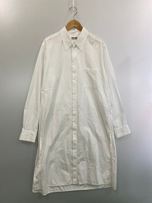 【中古品】【メンズ】 S'YTE サイト BROAD REGULAR COLLER LONG SHIRT UV-B59-080 ブロード レギュラーカラー ロングシャツ 長袖 トップス Yohji Yamamoto 140-251106-kk-87-min サイズ：3 カラー：ホワイト 万代Net店