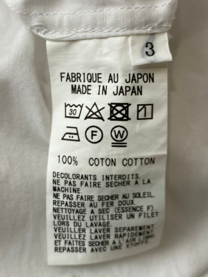 【中古品】【メンズ】 S'YTE サイト BROAD REGULAR COLLER LONG SHIRT UV-B59-080 ブロード レギュラーカラー ロングシャツ 長袖 トップス Yohji Yamamoto 140-251106-kk-87-min サイズ：3 カラー：ホワイト 万代Net店