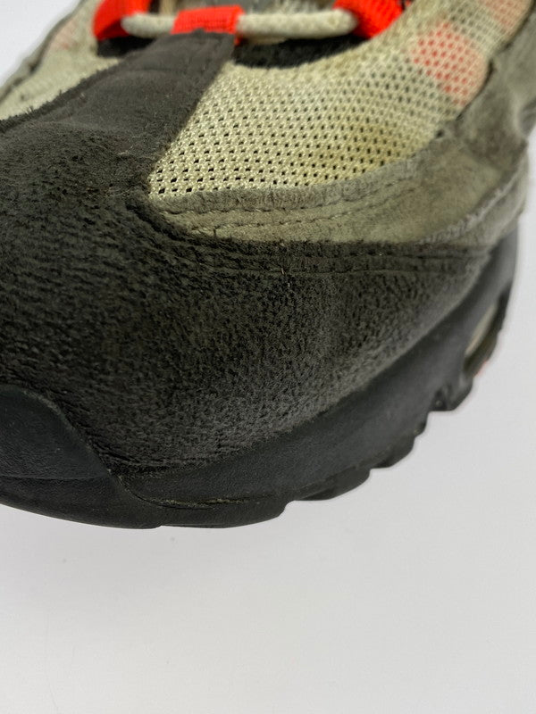 【中古品】【メンズ】 NIKE ナイキ AIR MAX 95 OG AT2865-100 エアマックス95 オージー スニーカー 靴 160-251030-jt-08-min サイズ：US 8.5 26.5cm カラー：WHITE/SOLAR RED-GRANITE-DUST 万代Net店