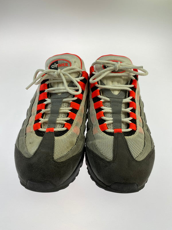 【中古品】【メンズ】 NIKE ナイキ AIR MAX 95 OG AT2865-100 エアマックス95 オージー スニーカー 靴 160-251030-jt-08-min サイズ：US 8.5 26.5cm カラー：WHITE/SOLAR RED-GRANITE-DUST 万代Net店