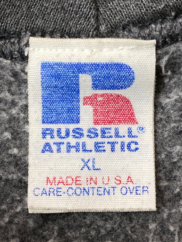 【現状渡し品】【メンズ】 RUSSELL ATHLETIC ATHLETIC ラッセルアスレティック 90's SOLID HOODIE ソリッドフーディー パーカー トップス 146-260715-yn-04-min サイズ：XL カラー：グレー 万代Net店
