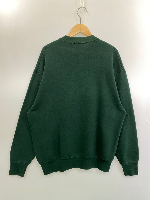 【中古品】【メンズ】 FRUIT OF THE LOOM フルーツオブザルーム 90's LA VASE PORTAGES SWEATSHIRT 90年代 スウェットシャツ トレーナー トップス 146-260715-yn-11-min サイズ：XL カラー：グリーン 万代Net店