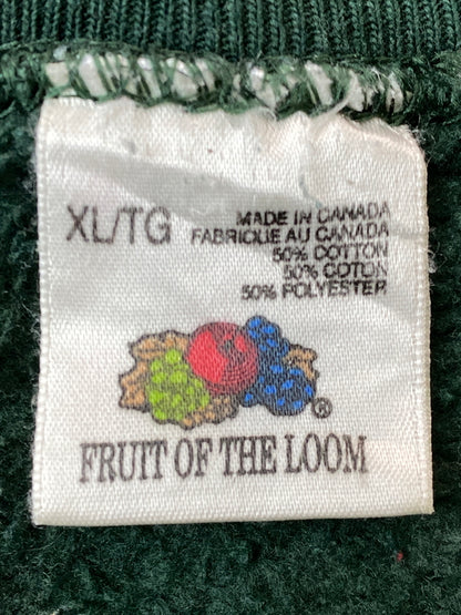 【中古品】【メンズ】 FRUIT OF THE LOOM フルーツオブザルーム 90's LA VASE PORTAGES SWEATSHIRT 90年代 スウェットシャツ トレーナー トップス 146-260715-yn-11-min サイズ：XL カラー：グリーン 万代Net店