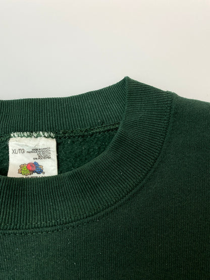 【中古品】【メンズ】 FRUIT OF THE LOOM フルーツオブザルーム 90's LA VASE PORTAGES SWEATSHIRT 90年代 スウェットシャツ トレーナー トップス 146-260715-yn-11-min サイズ：XL カラー：グリーン 万代Net店