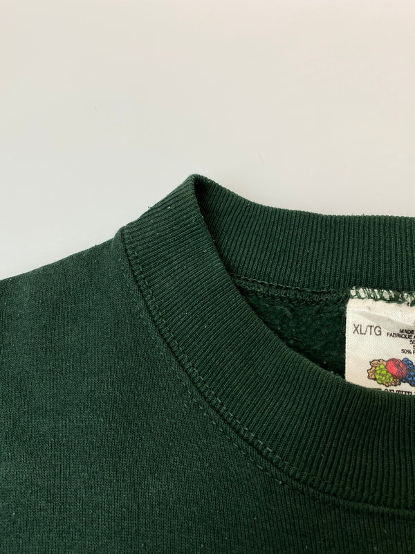 【中古品】【メンズ】 FRUIT OF THE LOOM フルーツオブザルーム 90's LA VASE PORTAGES SWEATSHIRT 90年代 スウェットシャツ トレーナー トップス 146-260715-yn-11-min サイズ：XL カラー：グリーン 万代Net店