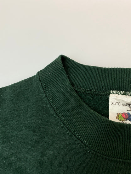【中古品】【メンズ】 FRUIT OF THE LOOM フルーツオブザルーム 90's LA VASE PORTAGES SWEATSHIRT 90年代 スウェットシャツ トレーナー トップス 146-260715-yn-11-min サイズ：XL カラー：グリーン 万代Net店