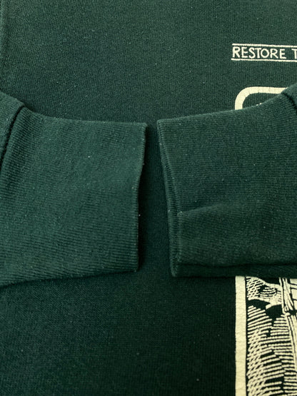 【中古品】【メンズ】 FRUIT OF THE LOOM フルーツオブザルーム 90's LA VASE PORTAGES SWEATSHIRT 90年代 スウェットシャツ トレーナー トップス 146-260715-yn-11-min サイズ：XL カラー：グリーン 万代Net店