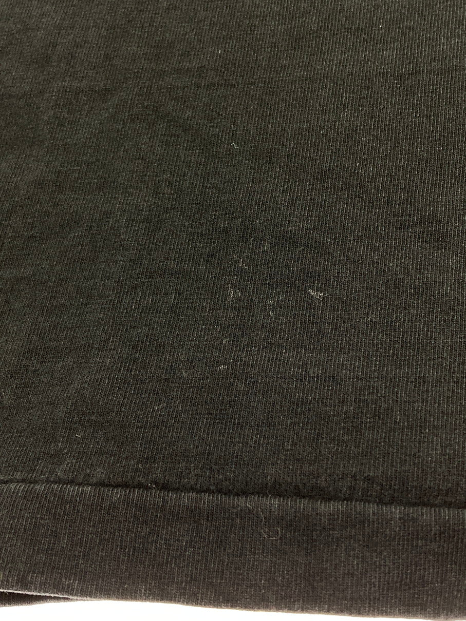 【中古品】【メンズ】 A BATHING APE アベイシングエイプ 初期HANESボディ 90S APE SHALL NEVER KILL APE Tシャツ トップス 146-251106-jt-29-min サイズ：L カラー：ブラック 色あせ 万代Net店