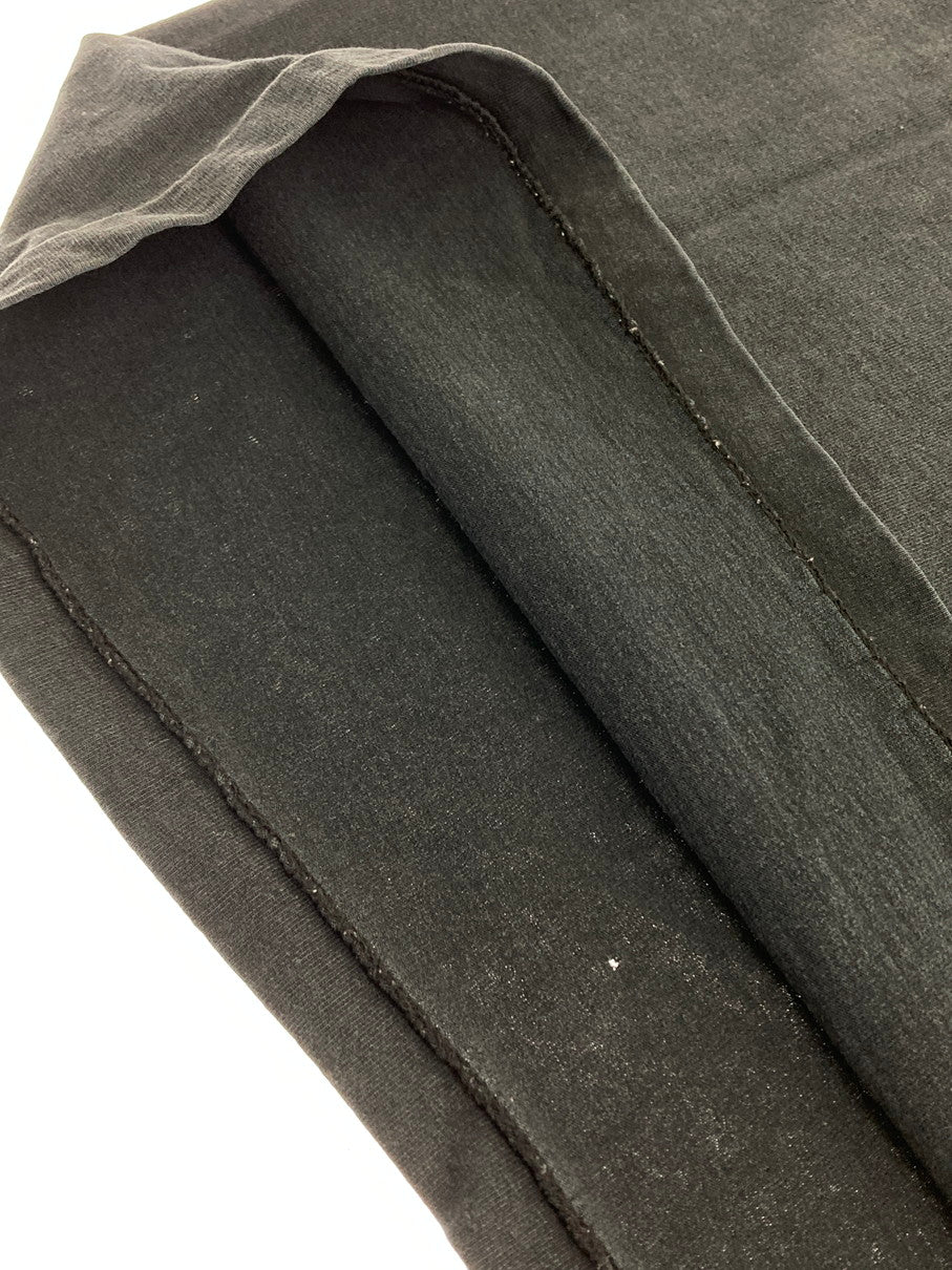 【中古品】【メンズ】 A BATHING APE アベイシングエイプ 初期HANESボディ 90S APE SHALL NEVER KILL APE Tシャツ トップス 146-251106-jt-29-min サイズ：L カラー：ブラック 色あせ 万代Net店