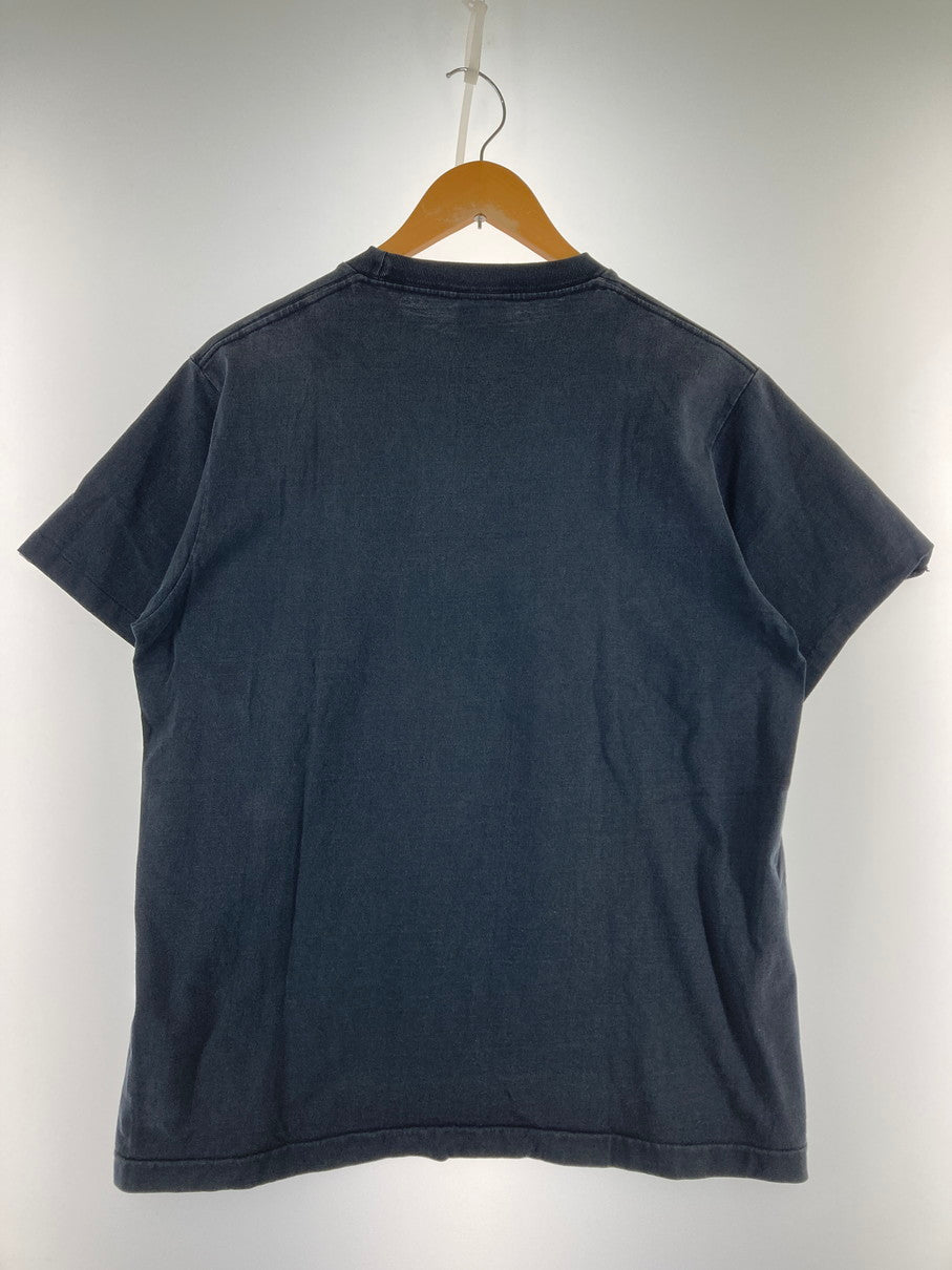 【中古品】【メンズ】 A BATHING APE アベイシングエイプ 初期HANESボディ 90S APE SHALL NEVER KILL APE Tシャツ トップス 146-251106-jt-29-min サイズ：L カラー：ブラック 色あせ 万代Net店