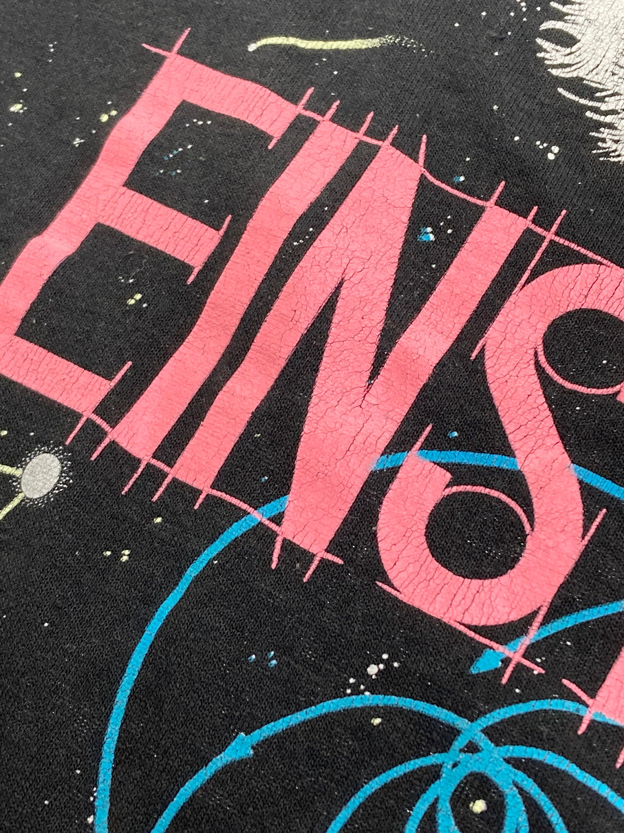 【中古品】【メンズ】 ALBERT EINSTEIN アルベルト・アインシュタイン 90S SMITHSONIAN INSTITUTION TEE スミソニアン インスティテューション Tシャツ トップス 146-251106-jt-24-min カラー：ブラック 万代Net店