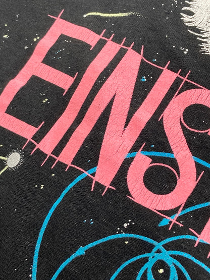 【中古品】【メンズ】 ALBERT EINSTEIN アルベルト・アインシュタイン 90S SMITHSONIAN INSTITUTION TEE スミソニアン インスティテューション Tシャツ トップス 146-251106-jt-24-min カラー：ブラック 万代Net店