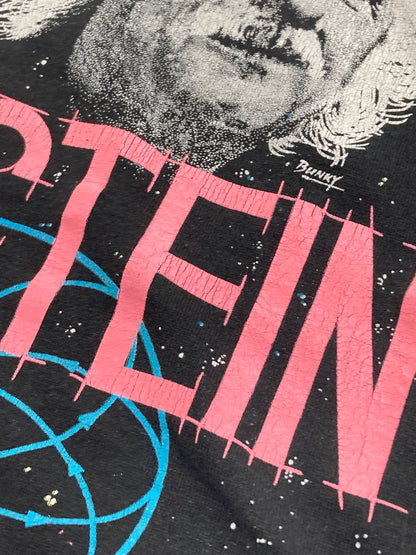 【中古品】【メンズ】 ALBERT EINSTEIN アルベルト・アインシュタイン 90S SMITHSONIAN INSTITUTION TEE スミソニアン インスティテューション Tシャツ トップス 146-251106-jt-24-min カラー：ブラック 万代Net店