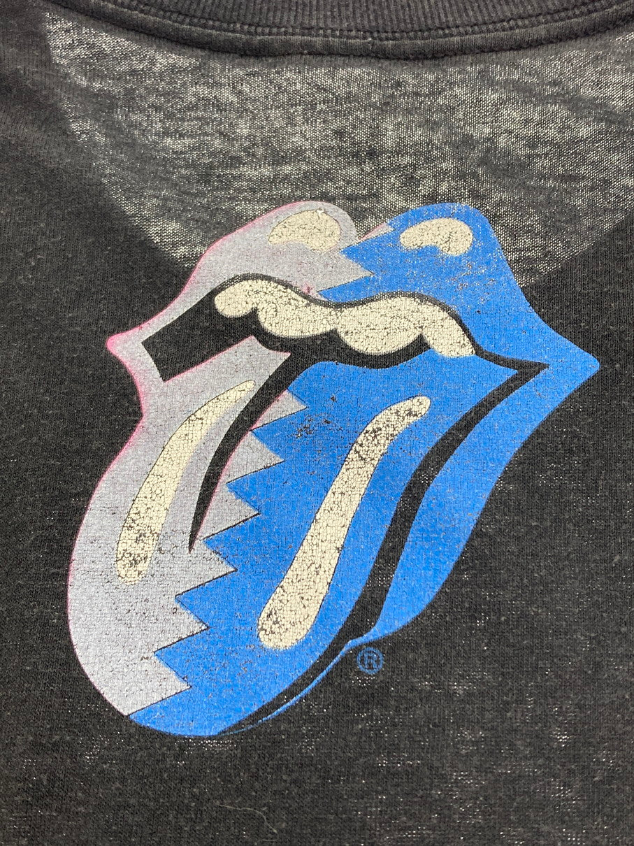 【中古品】【メンズ】 ROLLING STONES ローリングストーンズ NORTH AMERICAN TOUR 1989 ツアーTシャツ トップス 146-251106-jt-25-min カラー：ブラック 万代Net店