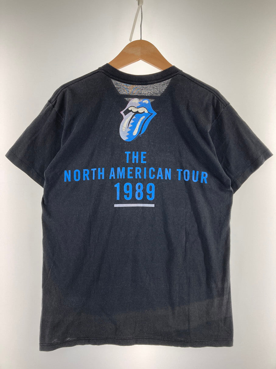 【中古品】【メンズ】 ROLLING STONES ローリングストーンズ NORTH AMERICAN TOUR 1989 ツアーTシャツ トップス 146-251106-jt-25-min カラー：ブラック 万代Net店