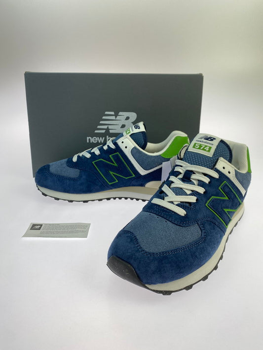 【未使用品】【メンズ】 NEW BALANCE ニューバランス U574QBL 574 ローカットスニーカー 靴 162-251030-kk-59-min カラー：BLUE 万代Net店