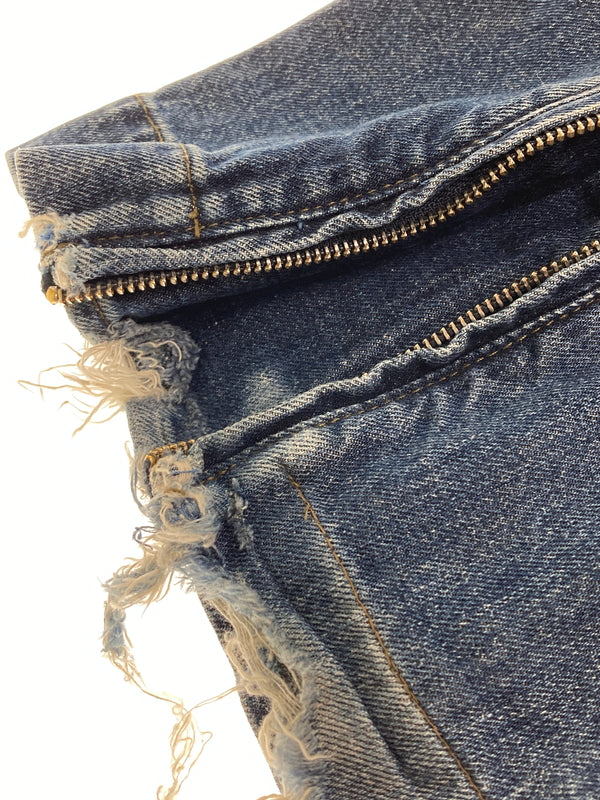 【中古品】【メンズ】 MM6 MAISON MARGIELA エムエム6メゾンマルジェラ SH0KA0011 SIDE ZIP DENIM PANTS サイドジップ デニムパンツ ボトムス 152-251101-AS-18-min サイズ：46 カラー：インディゴ 万代Net店