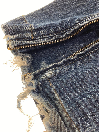 【中古品】【メンズ】 MM6 MAISON MARGIELA エムエム6メゾンマルジェラ SH0KA0011 SIDE ZIP DENIM PANTS サイドジップ デニムパンツ ボトムス 152-251101-AS-18-min サイズ：46 カラー：インディゴ 万代Net店