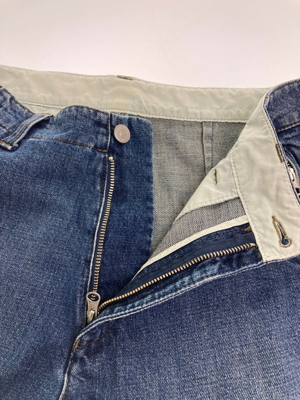 【中古品】【メンズ】 MM6 MAISON MARGIELA エムエム6メゾンマルジェラ SH0KA0011 SIDE ZIP DENIM PANTS サイドジップ デニムパンツ ボトムス 152-251101-AS-18-min サイズ：46 カラー：インディゴ 万代Net店