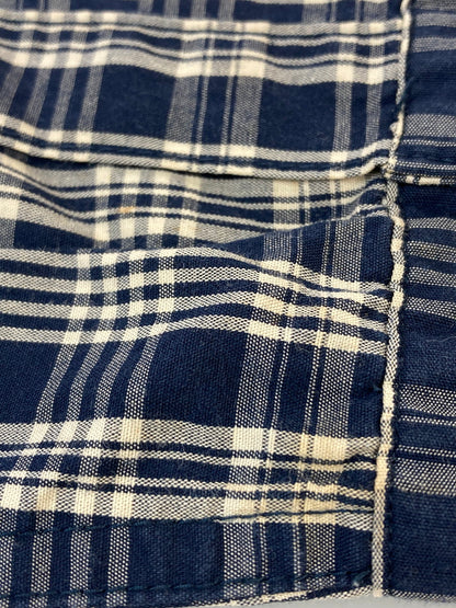 【中古品】【メンズ】 HAI SPORTING GEAR ハイスポーティングギア CHECK SHIRT チェックシャツ トップス 140-251102-zi-35-min サイズ：M カラー：ブルー系 万代Net店