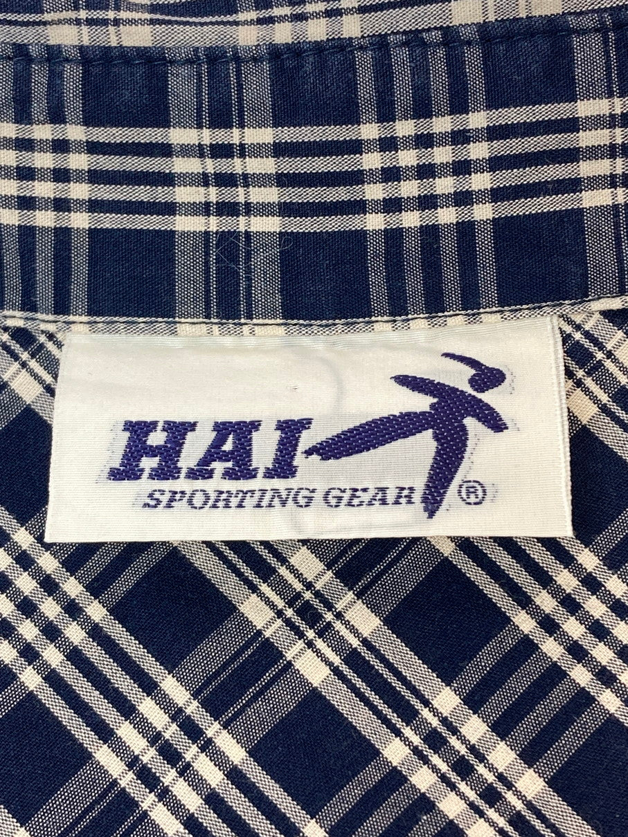【中古品】【メンズ】 HAI SPORTING GEAR ハイスポーティングギア CHECK SHIRT チェックシャツ トップス 140-251102-zi-35-min サイズ：M カラー：ブルー系 万代Net店