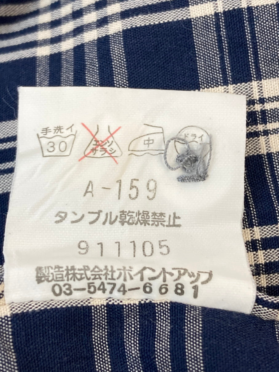 【中古品】【メンズ】 HAI SPORTING GEAR ハイスポーティングギア CHECK SHIRT チェックシャツ トップス 140-251102-zi-35-min サイズ：M カラー：ブルー系 万代Net店