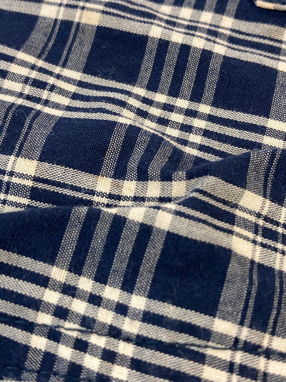 【中古品】【メンズ】 HAI SPORTING GEAR ハイスポーティングギア CHECK SHIRT チェックシャツ トップス 140-251102-zi-35-min サイズ：M カラー：ブルー系 万代Net店