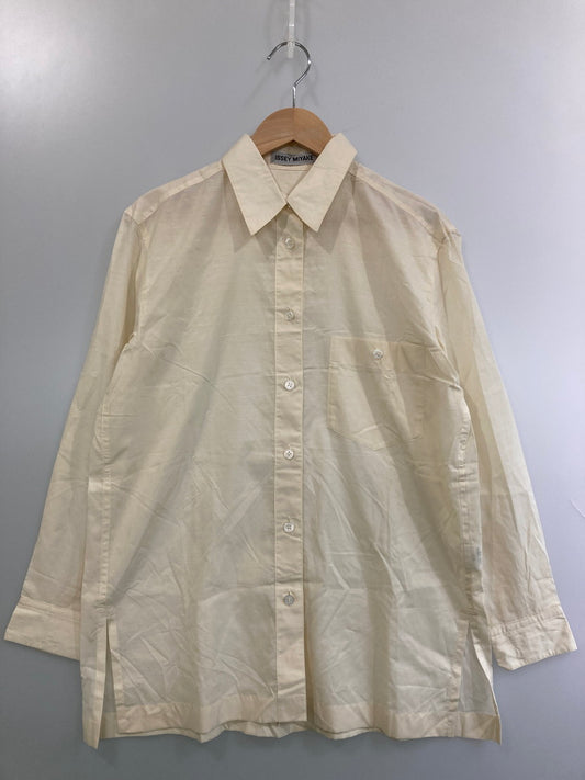 【中古品】【メンズ】 ISSEY MIYAKE イッセイミヤケ 90S COTTON CUPRO SHIRT コットン キュプラ シャツ トップス 140-251102-zi-36-min サイズ：M 万代Net店