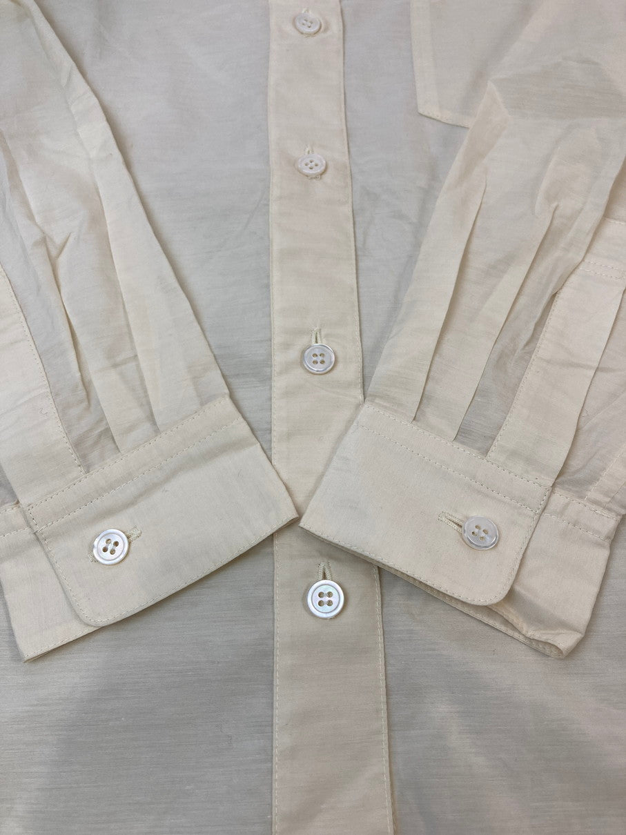 【中古品】【メンズ】 ISSEY MIYAKE イッセイミヤケ 90S COTTON CUPRO SHIRT コットン キュプラ シャツ トップス 140-251102-zi-36-min サイズ：M 万代Net店